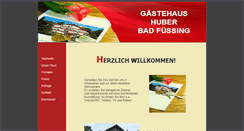 Desktop Screenshot of gaestehaus-huber.de